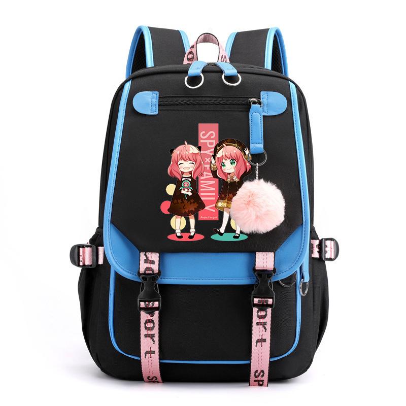 Spy Play House Backpack Casual Versatile Large Capacity Junior High School Student School Bag