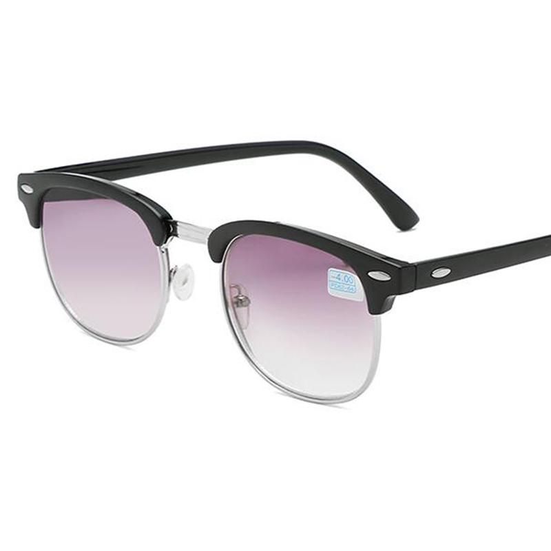 

-05 -10 -15 -20 -25 -30 -35 -60 Men and Women Nearsighted Sunglasses Eye Gray Gradient Glasses Men Glasses Frame Anti-UV400 Protection W35648WW--0.5