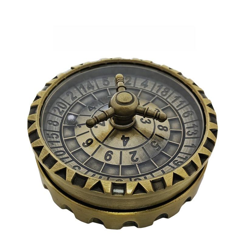 

Rotating Wheel Dice Fidget Spinner Roller Party Game EDC Metal Stress Relief Office Desk Toys Adults Anti Anxiety Idea Products мідний