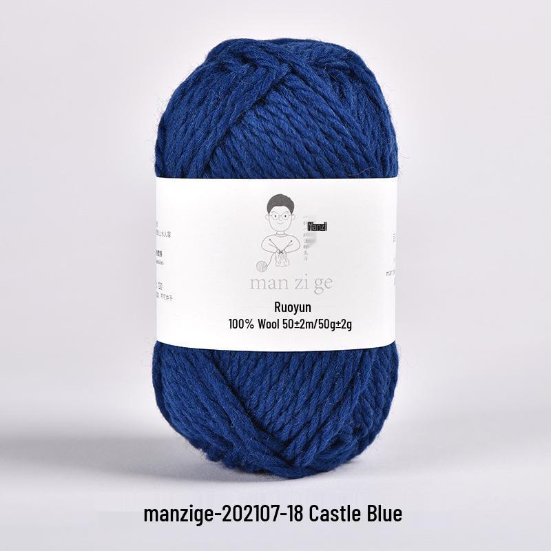 100% reine Wolle Grobgarn zum Handstricken von Mänteln, Schals und Pullovern - 5 mm dick