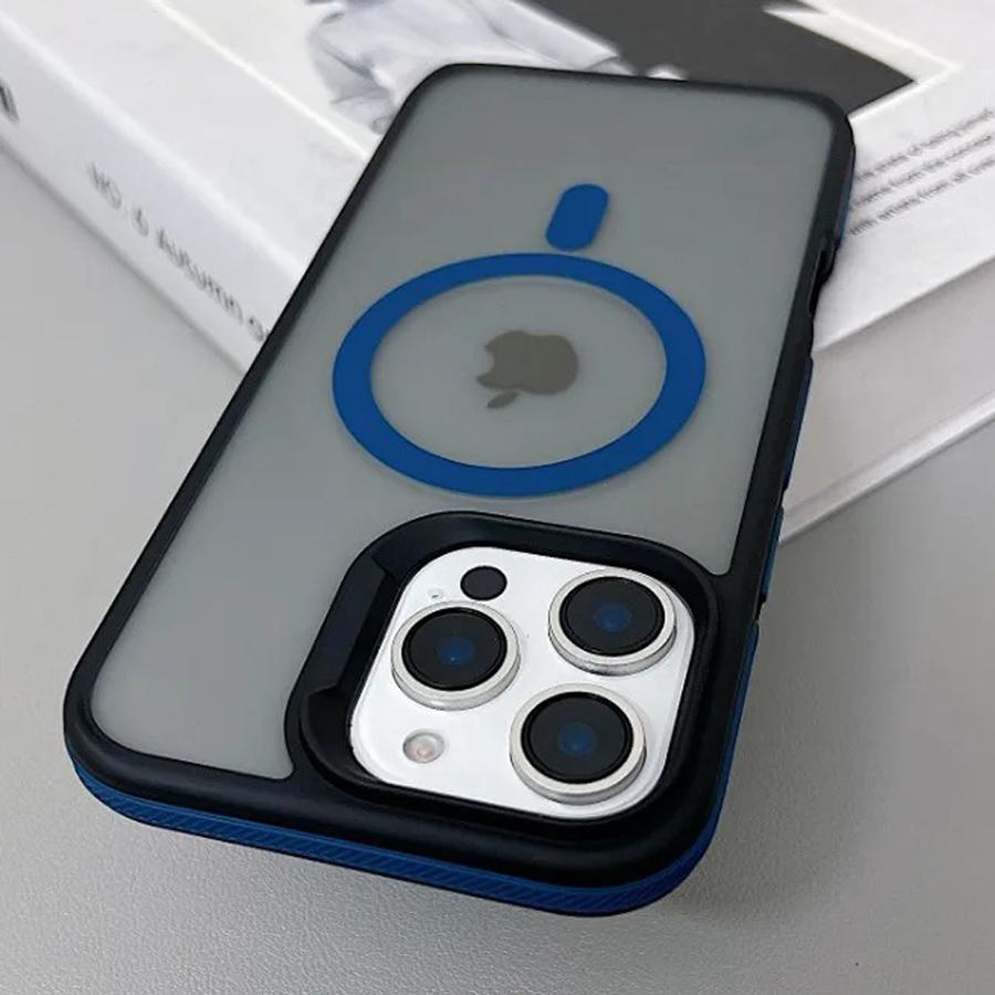 Luxury Magnetic Color Matte Translucent Armor Shockproof Case For iPhone 16 13 15 14 12 11 Pro Max Magsafe Wireless Charge Cover