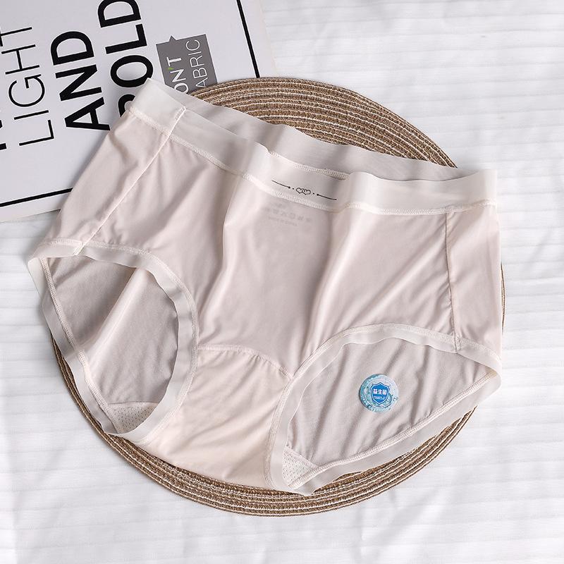 Ladies Spring and Summer Ultra Thin Lovely 10A Bacteriostatic Breathable Ice Silk Quick Drying Underwear