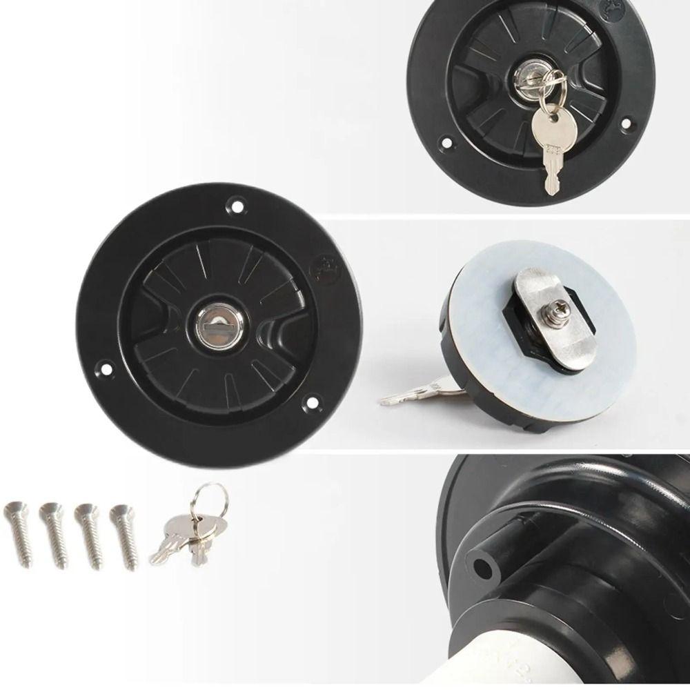 Lockable Gravity Water Inlet White/Black Water Inlet Filler Tough Fill Hatch  Trailer
