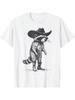 Vintage Raccoon Cowboy Cowgirl Trash Panda Western Country T-Shirt
