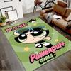 Custom The Powerpuff Girls Mat Personalized Name, Polyester Washable Indoor Entryway Rug, Gift for Christmas, Easter, Thanksgiving Day