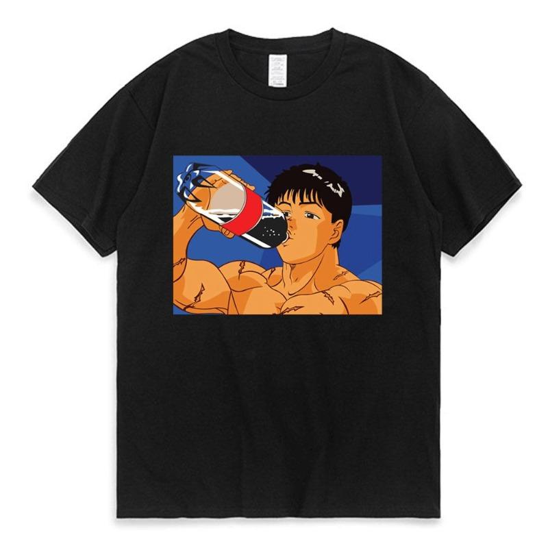 2026 Anime Baki Hanma Graphics T Shirt The Grappler Yujiro Short Sleeve Tee Shirt Men's Women's Casual 100% Cotton T-shirt Streetwear