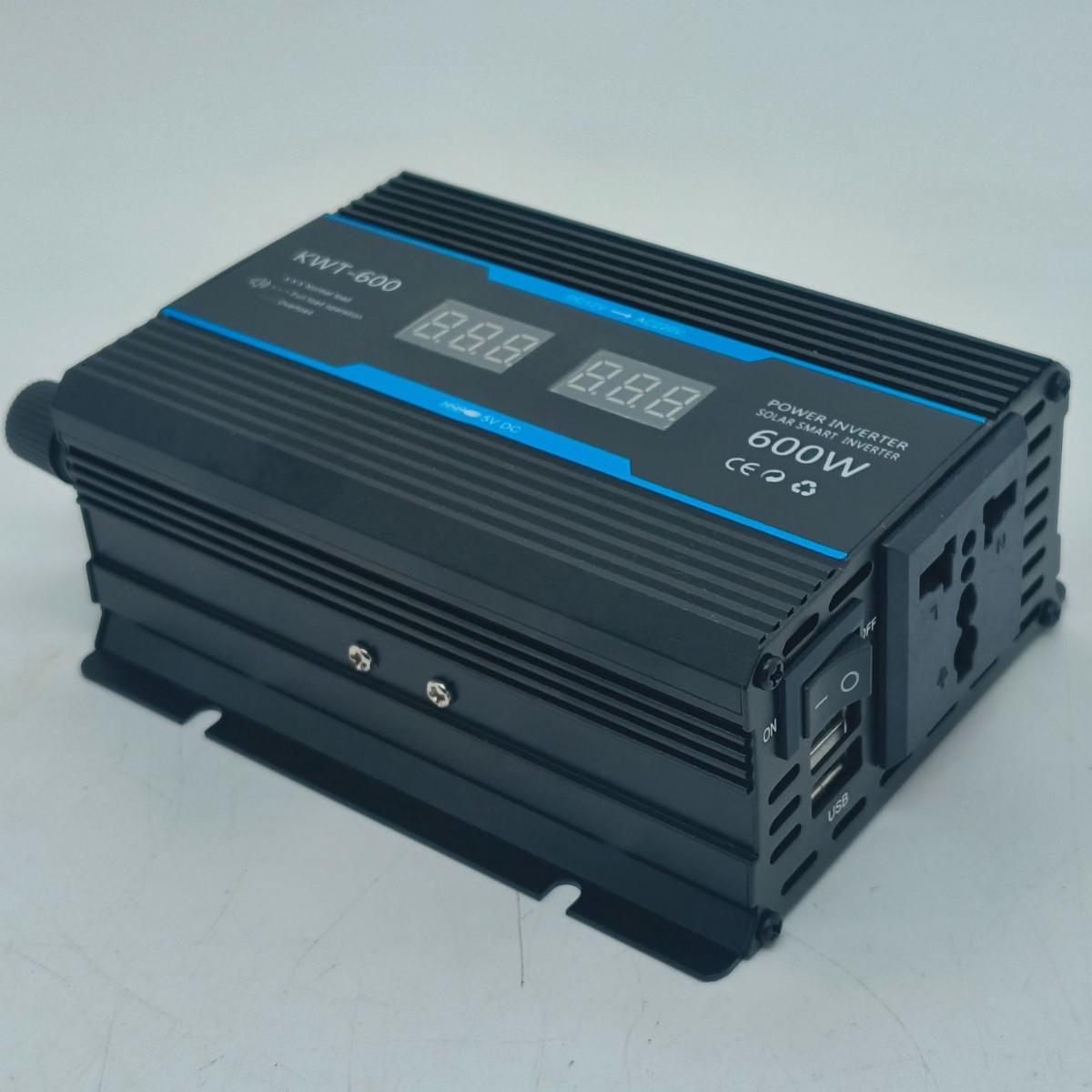 Black Digital Display Modified Sine Wave Inverter Converter (600W/1200W/2000W) 600W
