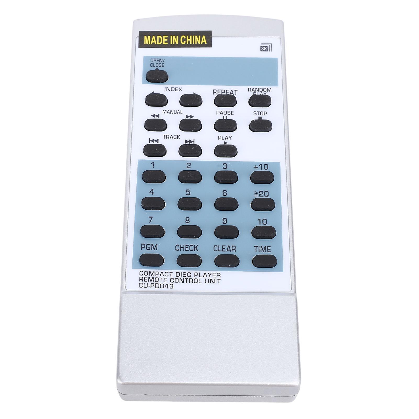 

CU PD043 CD-плеер Пульт дистанционного управления ABS Замена пульта дистанционного управления для CU PD048 PD 5100 PD M453 CU