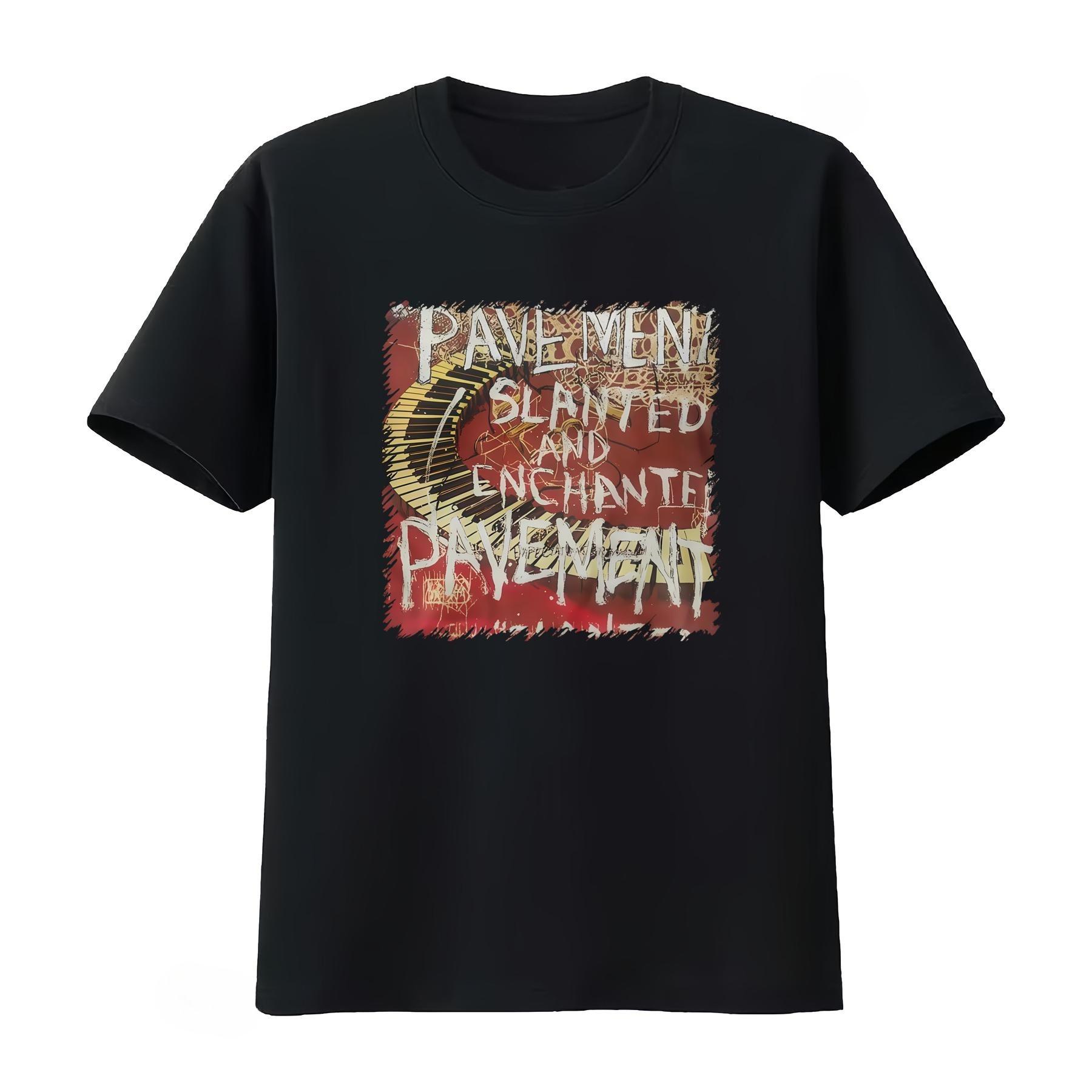 

PaveUnisext Slanted and Enchanted Album Stephen Malkmus Music Art Print Streetwear Unisexs Clothing Womens 2026 Summer T Shirt S