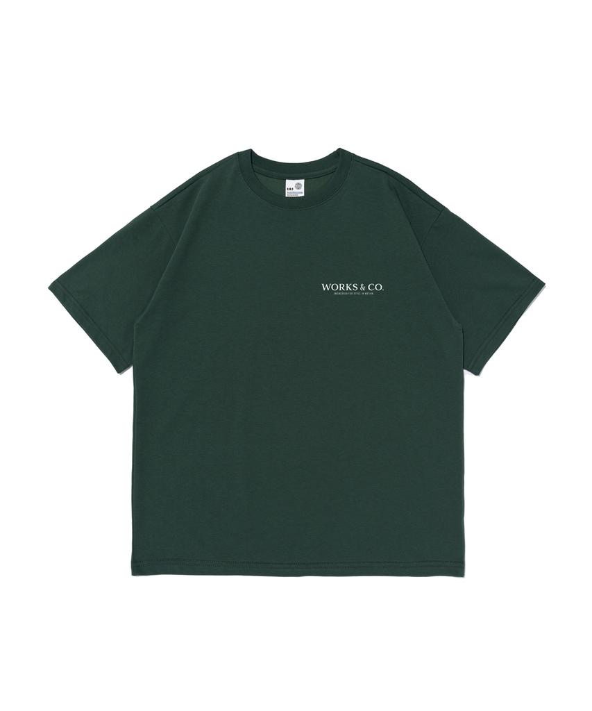 Wogseuaenko Signature Logo Short Sleeve T-Shirt (Green)