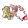 999 Pure Gold Cartoon Pony Keychain Pendant & Phone Strap Charm Gift