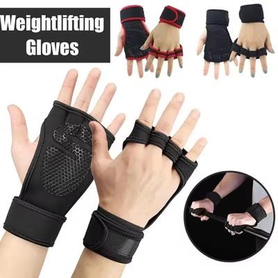 Wrist False Closure Protective Gloves for Men and Women Weight Training Gloves Fitness Sports Cycling Gym