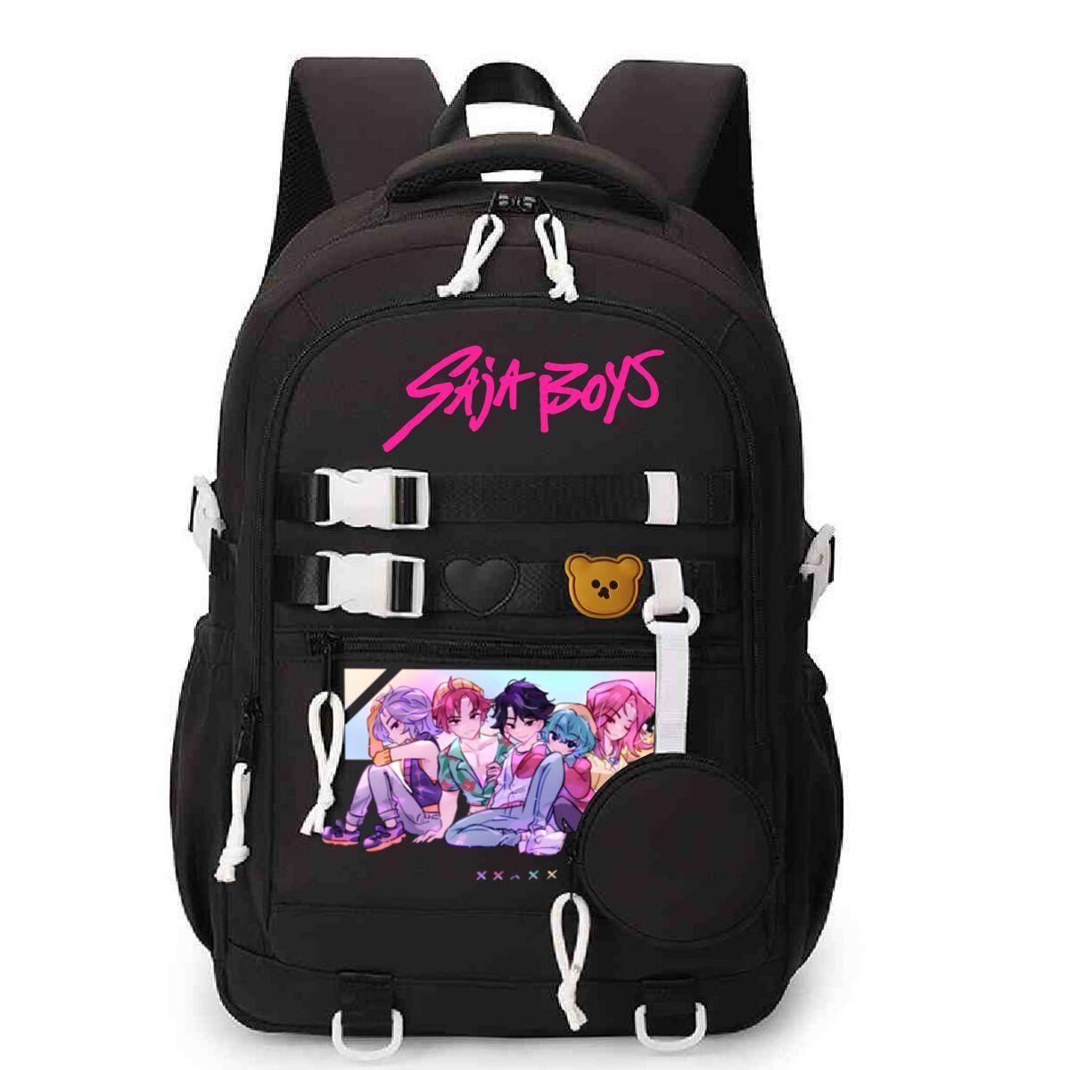 Anime Cartoon Peripheral Korean Version Schoolbag Men And Women Cute Load Reduction Student Spine Backpack No specifications