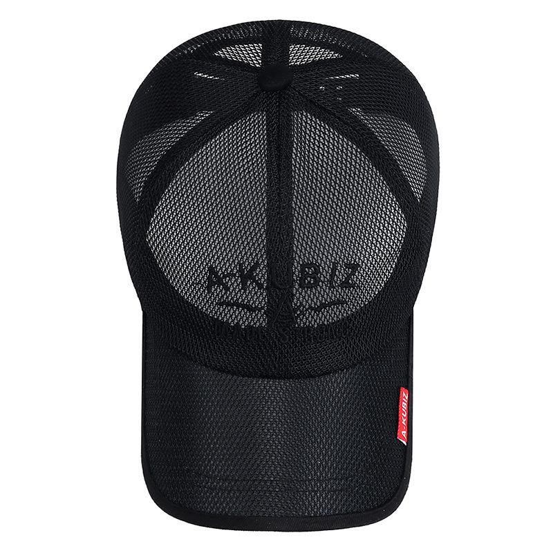 Unisex Summer Mesh Sun Hat: Breathable, Adjustable, Soft Top Baseball Cap for Youth