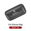 Car Sun Visor Glasses Clip Auto Multi-functional Leather Glasses Box  For Alfa Romeo Giulia Giulietta Stelvio 159 Mito Tonale
