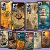Чохол для телефону Compass Map Voyage для Xiaomi 15 Poco X7 X6 F7 14 Ultra Mi F6 F5 F4 F3 X5 X4 X3 M6 Pro M5 M5S M3 Capa Coque