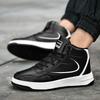 Herren High-Top Sneaker Rutschfeste Basketballschuhe Atmungsaktive Tennisschuhe Bequeme Leder Sportschuhe Unisex Sneaker