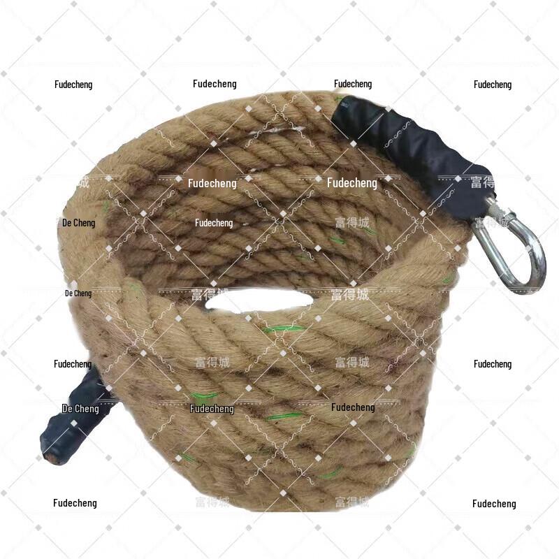 Polyester Climbing & Tug-of-War Rope with Steel Hook