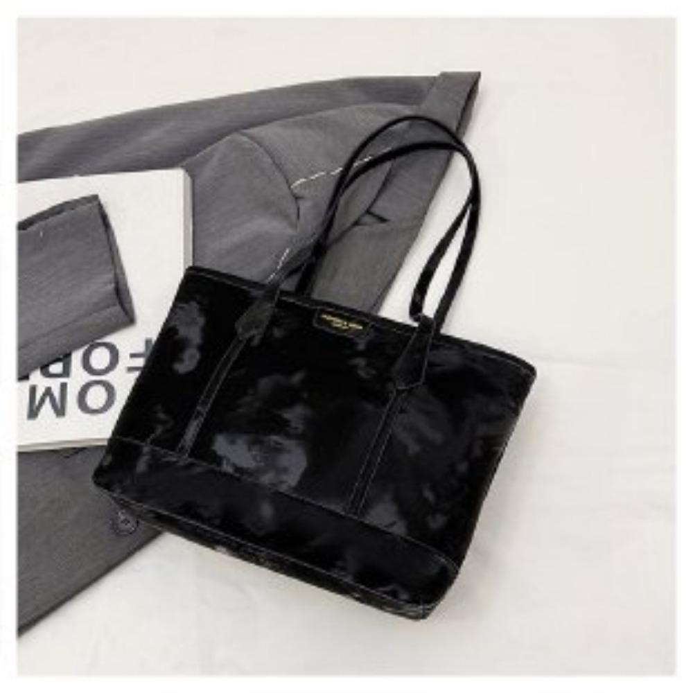 Women's Fashion Tote Bag, Large Capacity Commuter Shoulder Bag, Versatile PU Leather Handbag For School Work Travel Shopping