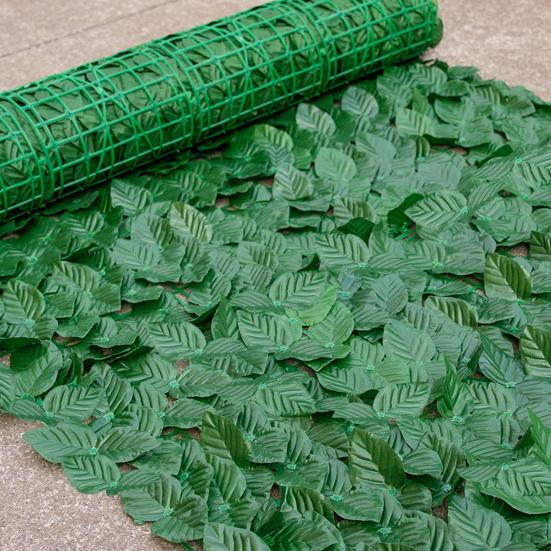 Cerca de Hera Artificial Jardim Tela de Privacidade de Verdura Falsa Proteção contra Desbotamento UV Sebe Falsa