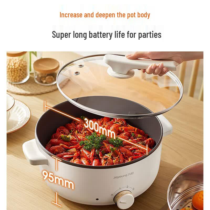 Joyoung 6L Multi-functional Electric Hot Pot CN plug (adapter included)