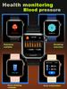 SACOSDING Ladies Smart Watch Health Monitoring Bluetooth Calling SOS AI Voice Flashlight Outdoor Sports Fitness Men Women Smartwatch
