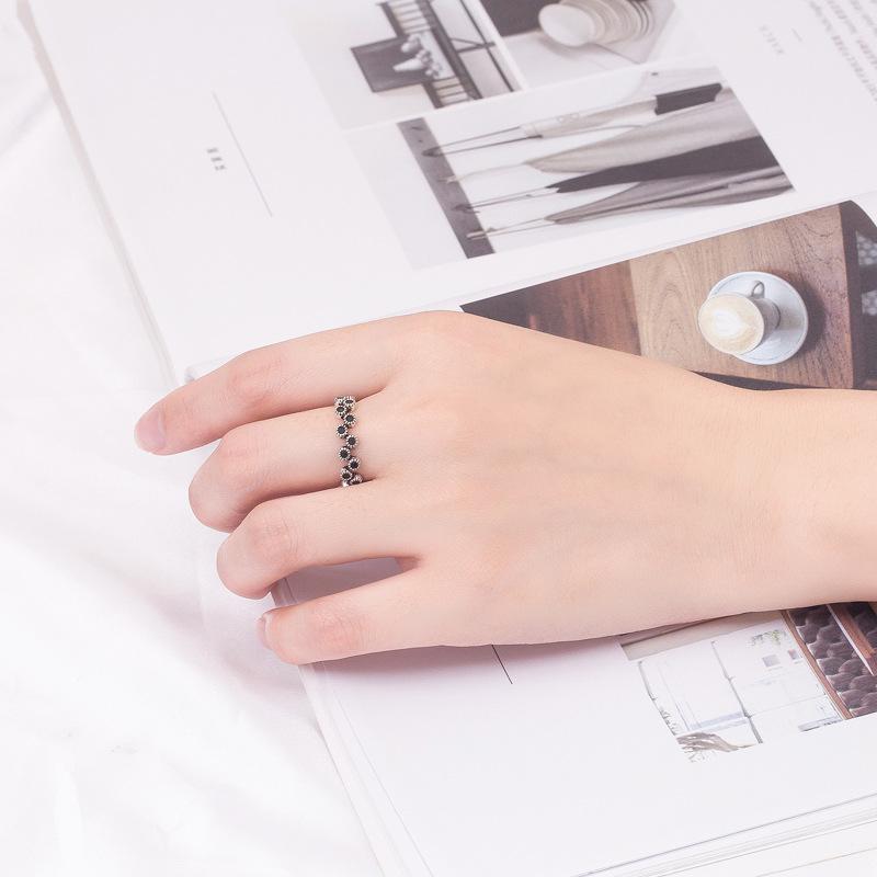 Lindon Klasszikus rézötvözet cirkon gyűrű női ékszerek esküvői ígéret party ajándék