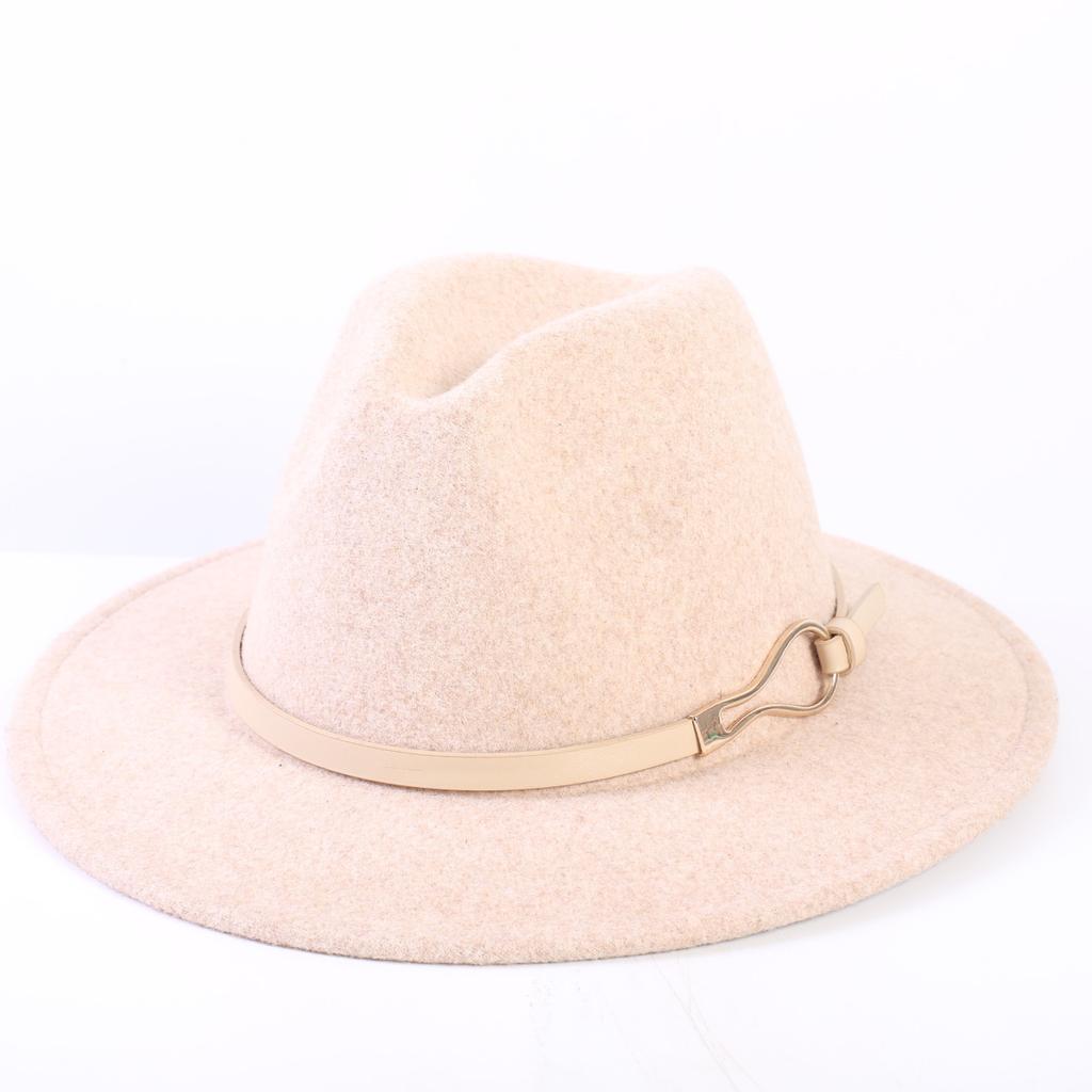 Popular European and American High-end Wool Top Hat, Men's and Women's Fashion Versatile Elegant Top Hat Jazz Hat