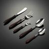 304 Stainless Steel Chicken Wing Wooden Handle Knife, Fork and Spoon Western Tableware Multi-specification Insert Handle Heavy Household Steak Knife