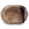 Black Soap Dish Petrified Wood