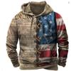 Весна Осень Мужские 3D Цифровая Печать Однослойные Толстовки Мужские Повседневные Пуловеры С Капюшоном Пальто