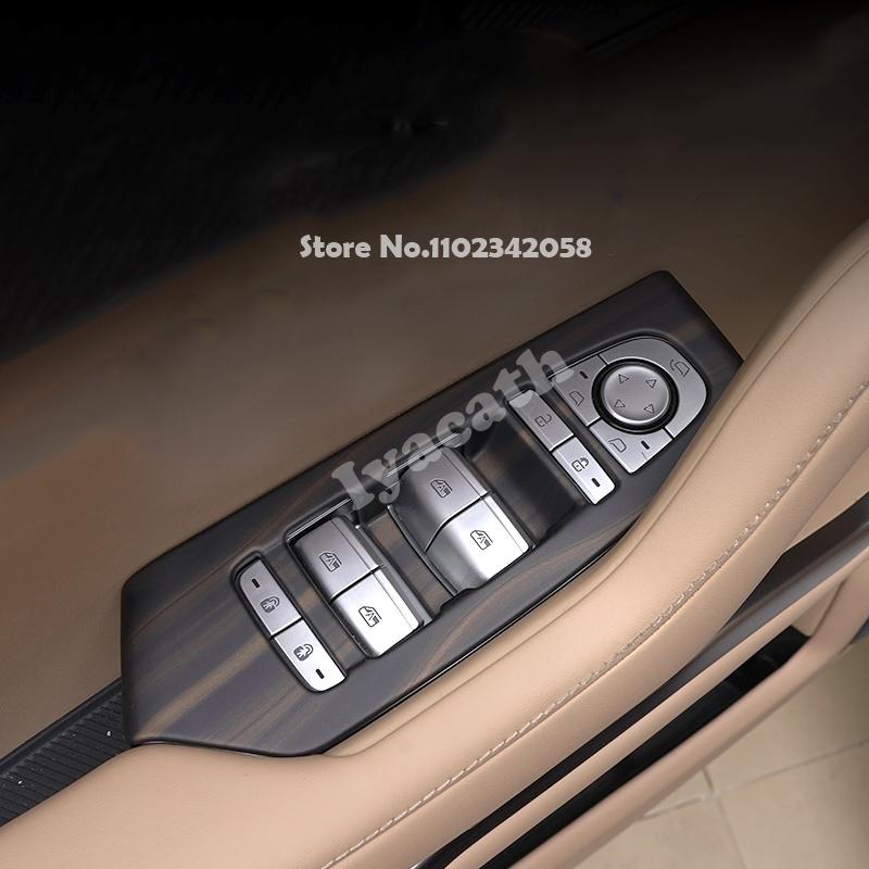 For BYD Leopard 8 FangChengBao 8 2024 2025 ABS Wood Door Handle Armrest Window Lift Switch Cover Gear Shift Panle AC Vent Cover