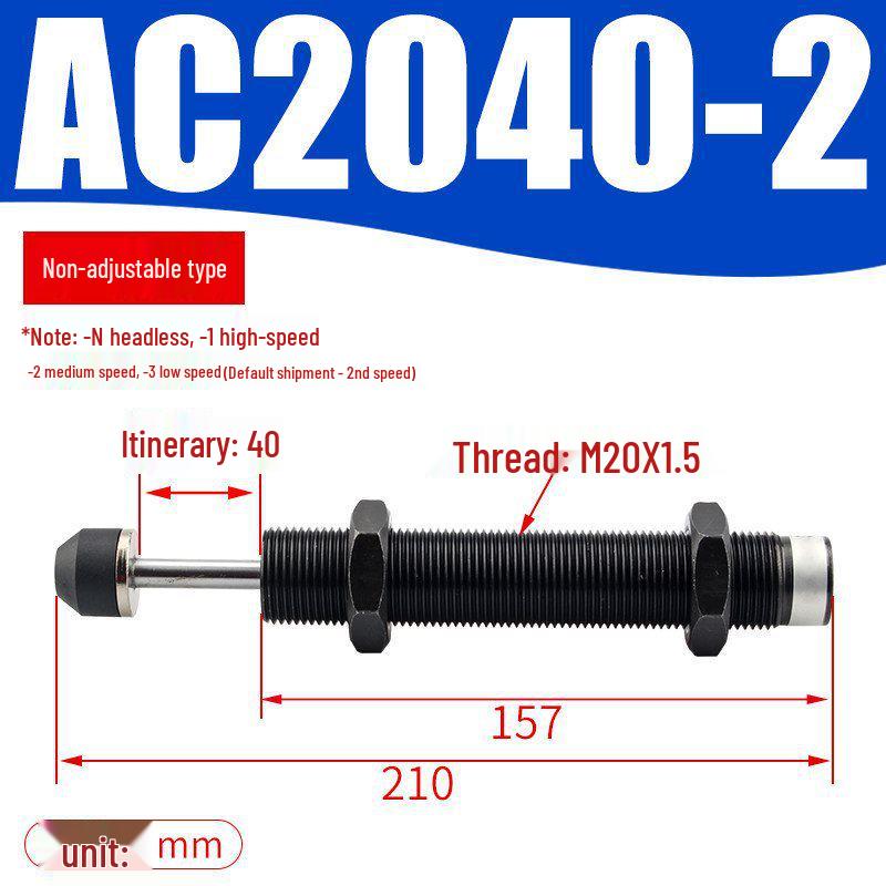 

Hydraulic Double-Head Speed Stabilizer Shock Absorber ACD2050-2/2030/2035-W