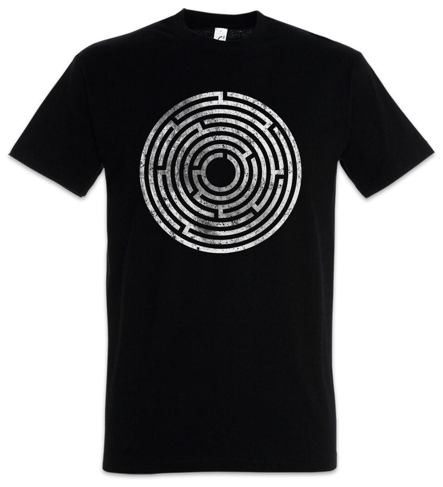 Circle Maze Men's T-Shirt Circle Gyro Spiral Hypnosis Hypnotist Maze