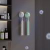 Self-adhesive 2 in 1 Toothbrush Holder Removable Hanging Toothbrush Sanitizer Rack  Home