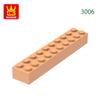 Non-Toxic 17Pcs/Lot 3006 Thick 2X10 Building Blocks Moc Classic Accessories Compatible Bricks Children Toys Gift Box