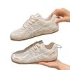 Soft Leather Breathable Shoes for Women, Thick-soled Casual Sports Shoes, Soft-soled Dad Shoes