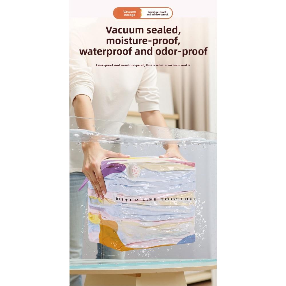 10-1pc Thick Large 3D Vacuum Storage Bags, Dust-Proof Compression Bags for Seasonal Quilts Coats Down Jackets