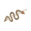 Sparkling Snake Hair Pin Elegant Rhinestones Hair Clip For Parties Weddings And Daily Wear Women Hair Styling Decors