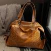 2025 New Winter Retro Large-capacity Tote Bag Women's Trend High-end Handbag Casual Versatile Shoulder Bag