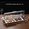 Stainless Steel Display Tray with Clear Lid