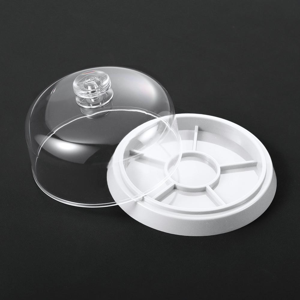 6 Slots Watch Dust Sheet Cover with Tray Watch Movement Watchmaker Repair Tools Repair Tool Spare Protector Jewelry Tools