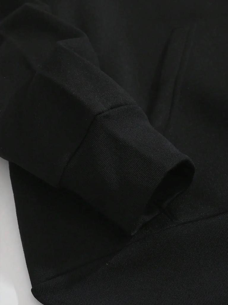 Men's and Women's Plus Size Printed Top, Loose Casual, Soft, Comfortable and Breathable, Outdoor Sports Loose Pullover Hoodie