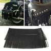 Chic Leather Motorcycle Pouches with Tassel Embellishments