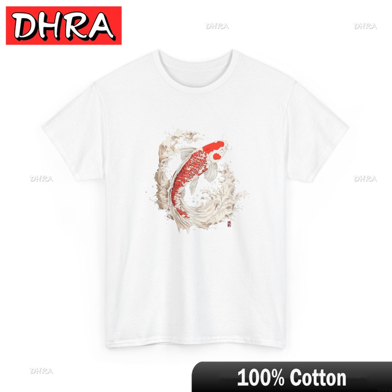 Japanese Koi Fish TShirt Japanese Martial Arts Tee Ancient Warrior Shirt Stylish Artistic Aesthetic Graphic Cotton Tees TShirt S