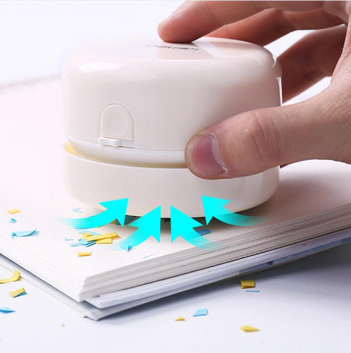 Mini Car Vacuum Battery Handheld Auto for Home Table Desktop Keyboard Cordless Vacuum micro USB