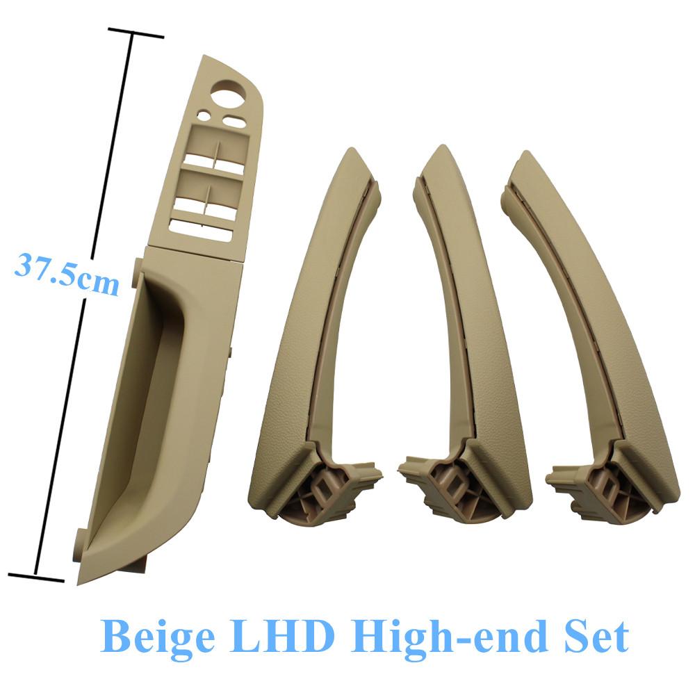 LHD Top Quality Interior Plastic Door Pull Handle with Cover Trim Full Set For BMW 3 Series E90 E91 316 318 320 325 328i