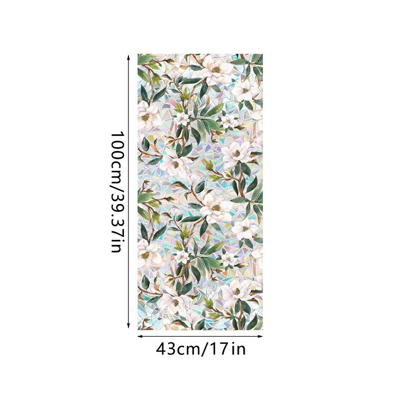 Bunte Regenbogenvogel Muster Prismatische Fensterfolie Wiederverwendbar Klebstofffrei Statisch Haftend Regenbogen Sonnenfänger Aufkleber Für Heimdeko