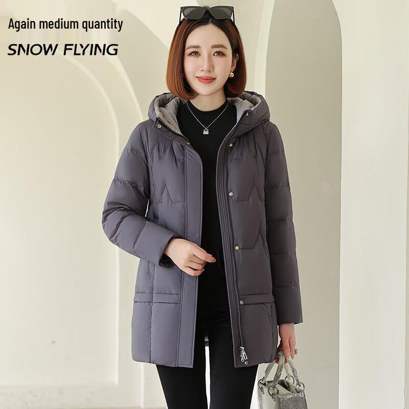 

SNOWFLYING Hooded Loose Fit Duck Down Jacket M