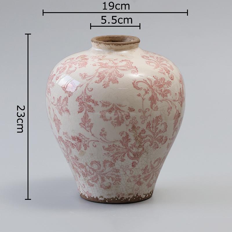 

Creative Cracked Texture Vase Blue and White Porcelain Flower Pot Table Decoration Flower Arrangement Vases Room Aesthetic Decor